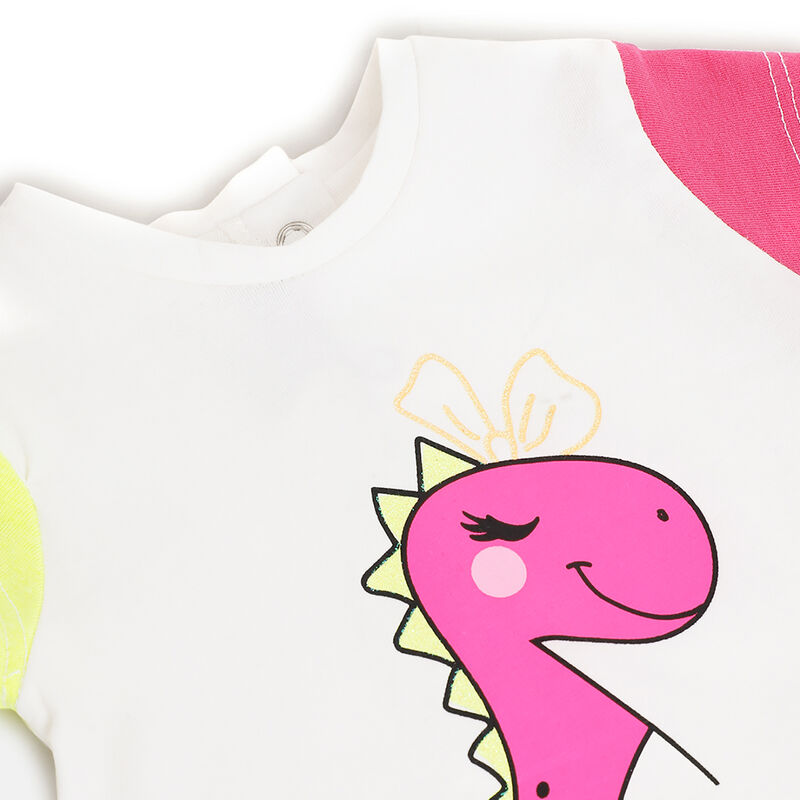 Girls Natural Printed Short Sleeve T-Shirt image number 3